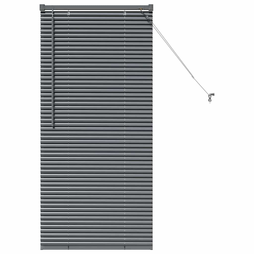 Venecijanski zastore Tamno siva 130 x 65 cm Aluminij