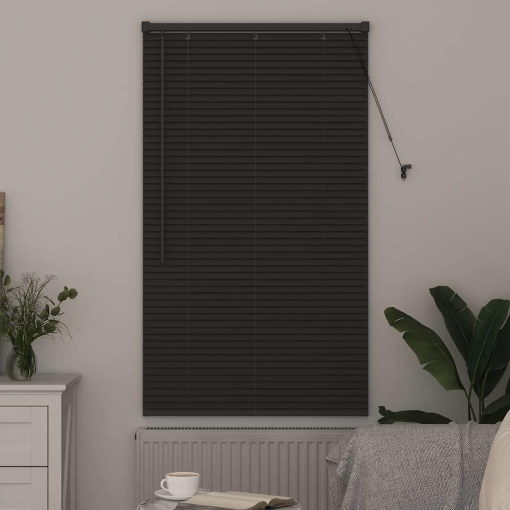 Venecijanski zastore Tamno siva 130 x 75 cm Aluminij