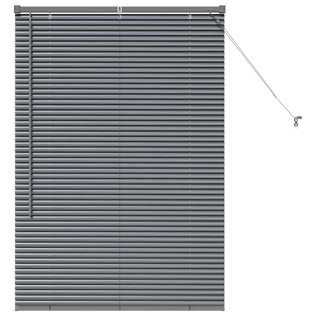 Venecijanski zastore Tamno siva 130 x 90 cm Aluminij