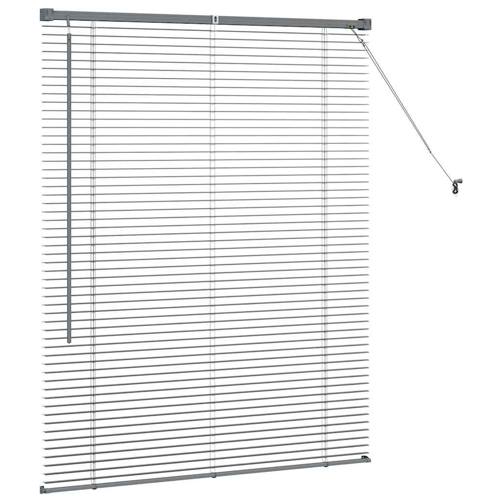 Venecijanski zastore Tamno siva 130 x 100 cm Aluminij