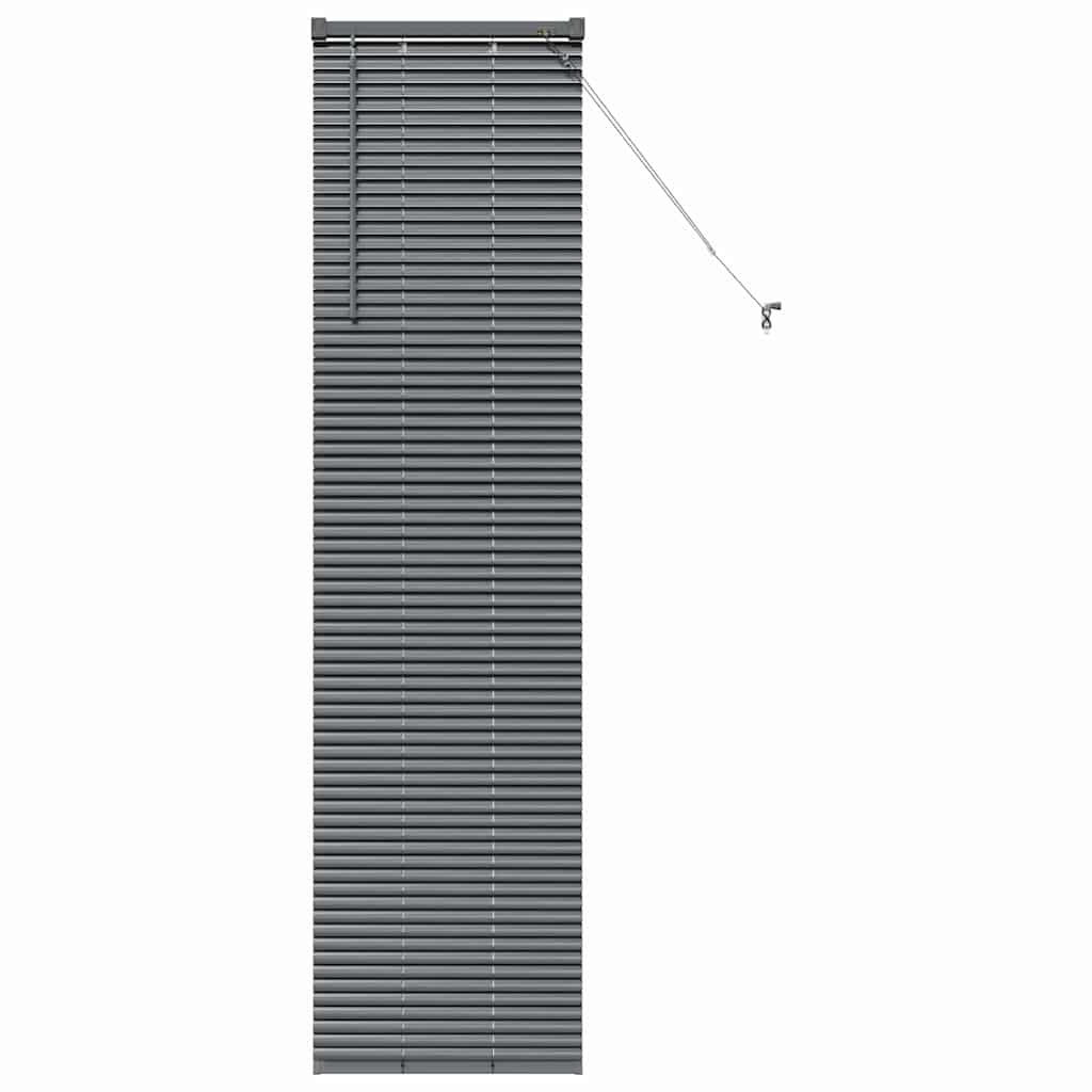 Venecijanski zastore Tamno siva 175 x 40 cm Aluminij