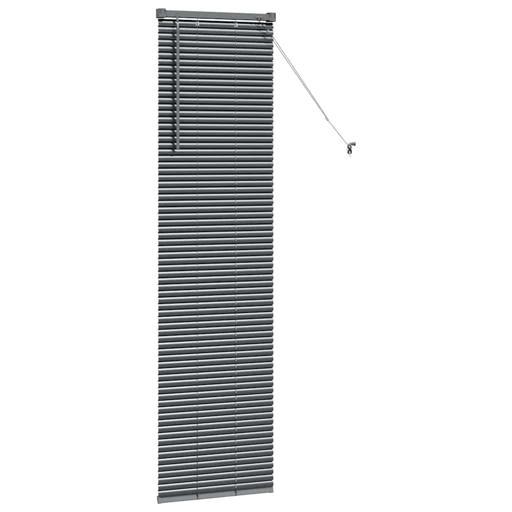 Venecijanski zastore Tamno siva 175 x 45 cm Aluminij