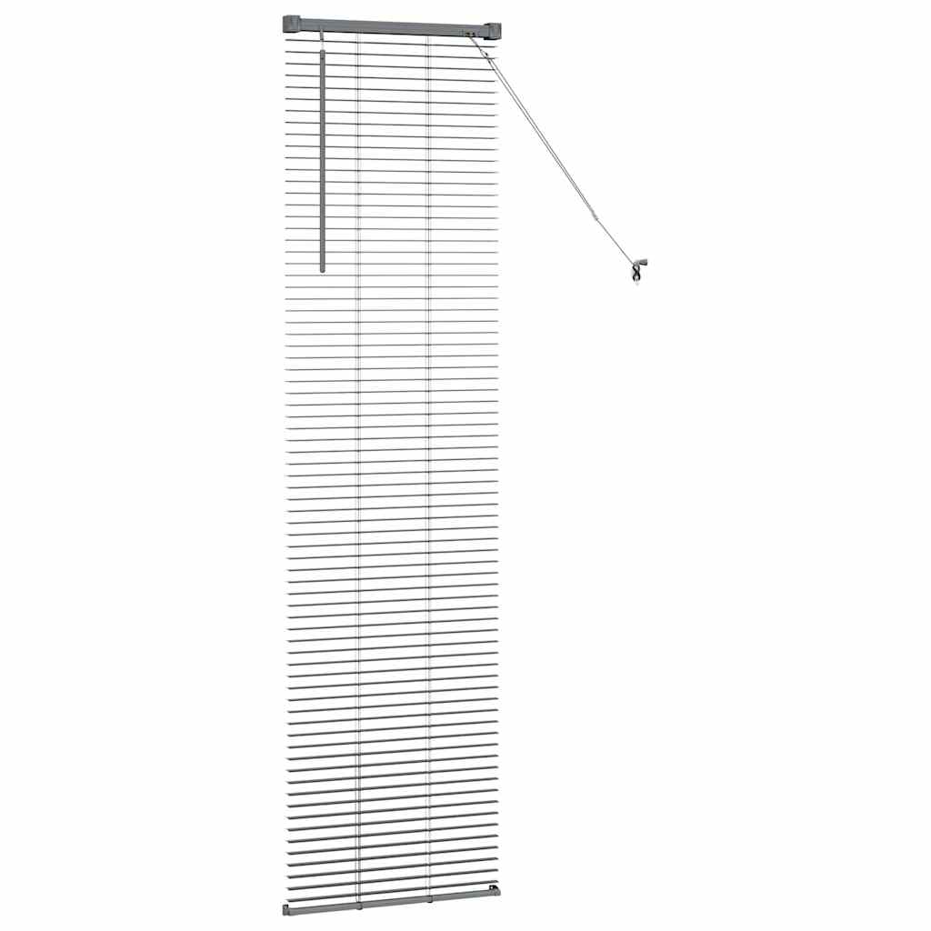 Venecijanski zastore Tamno siva 175 x 50 cm Aluminij