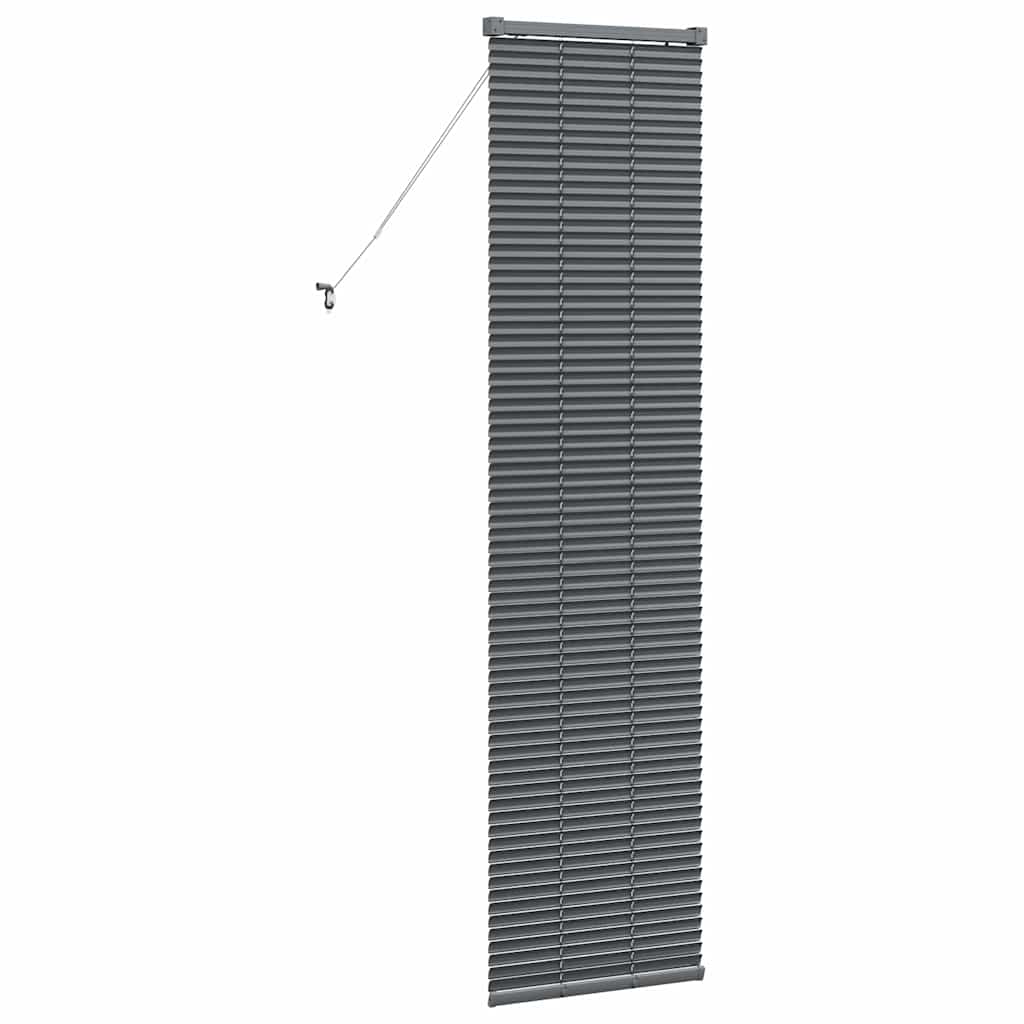 Venecijanski zastore Tamno siva 175 x 50 cm Aluminij