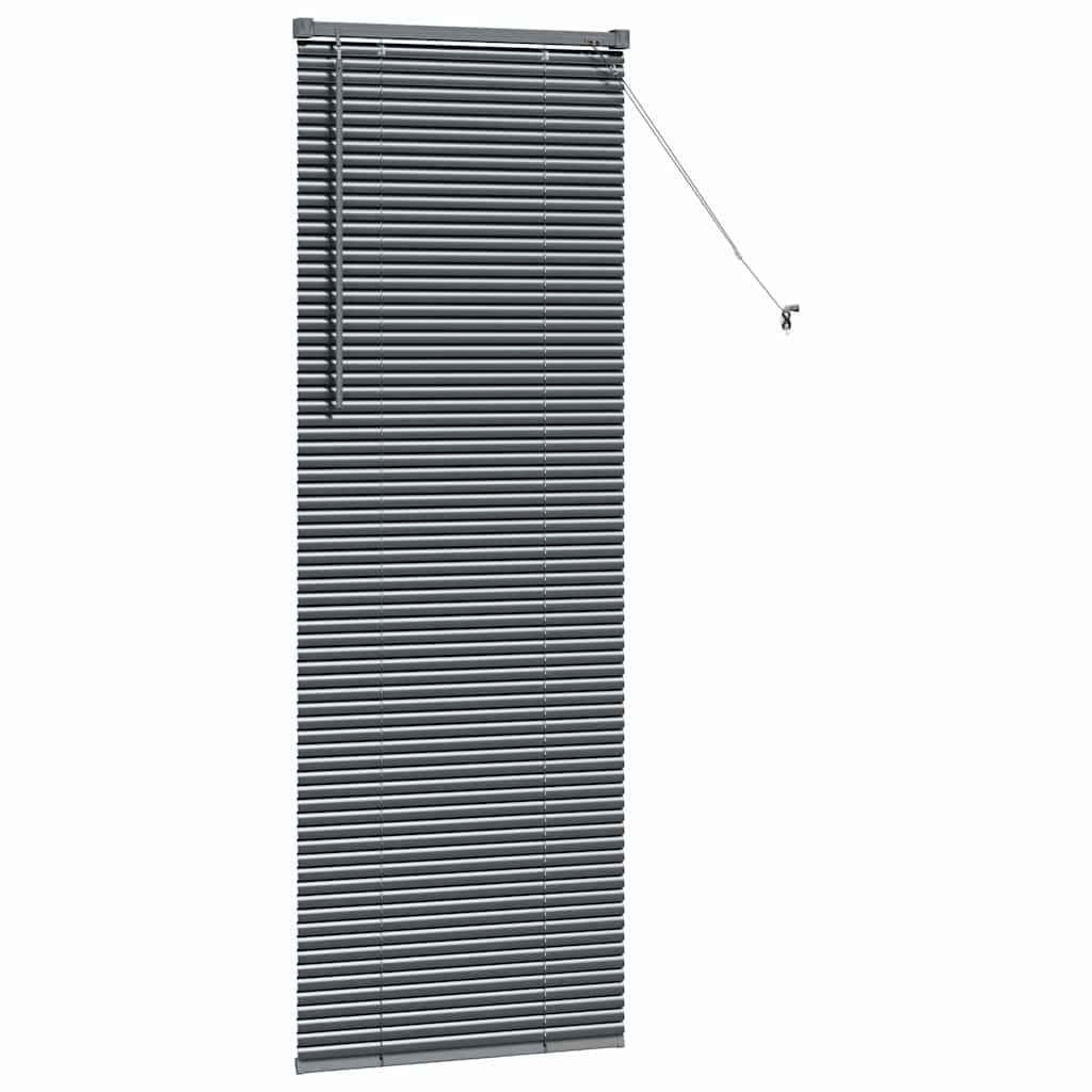Venecijanski zastore Tamno siva 175 x 55 cm Aluminij