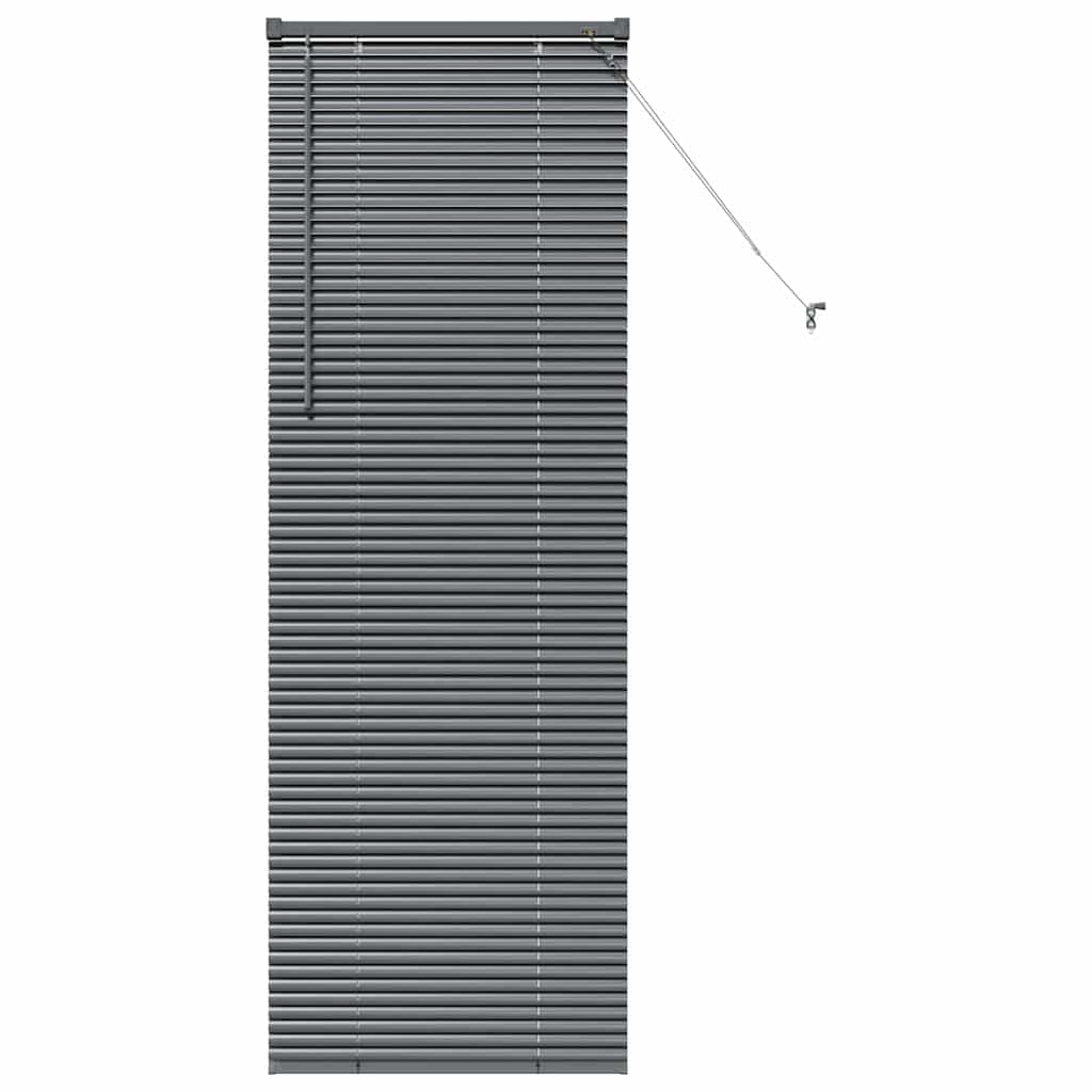 Venecijanski zastore Tamno siva 175 x 55 cm Aluminij