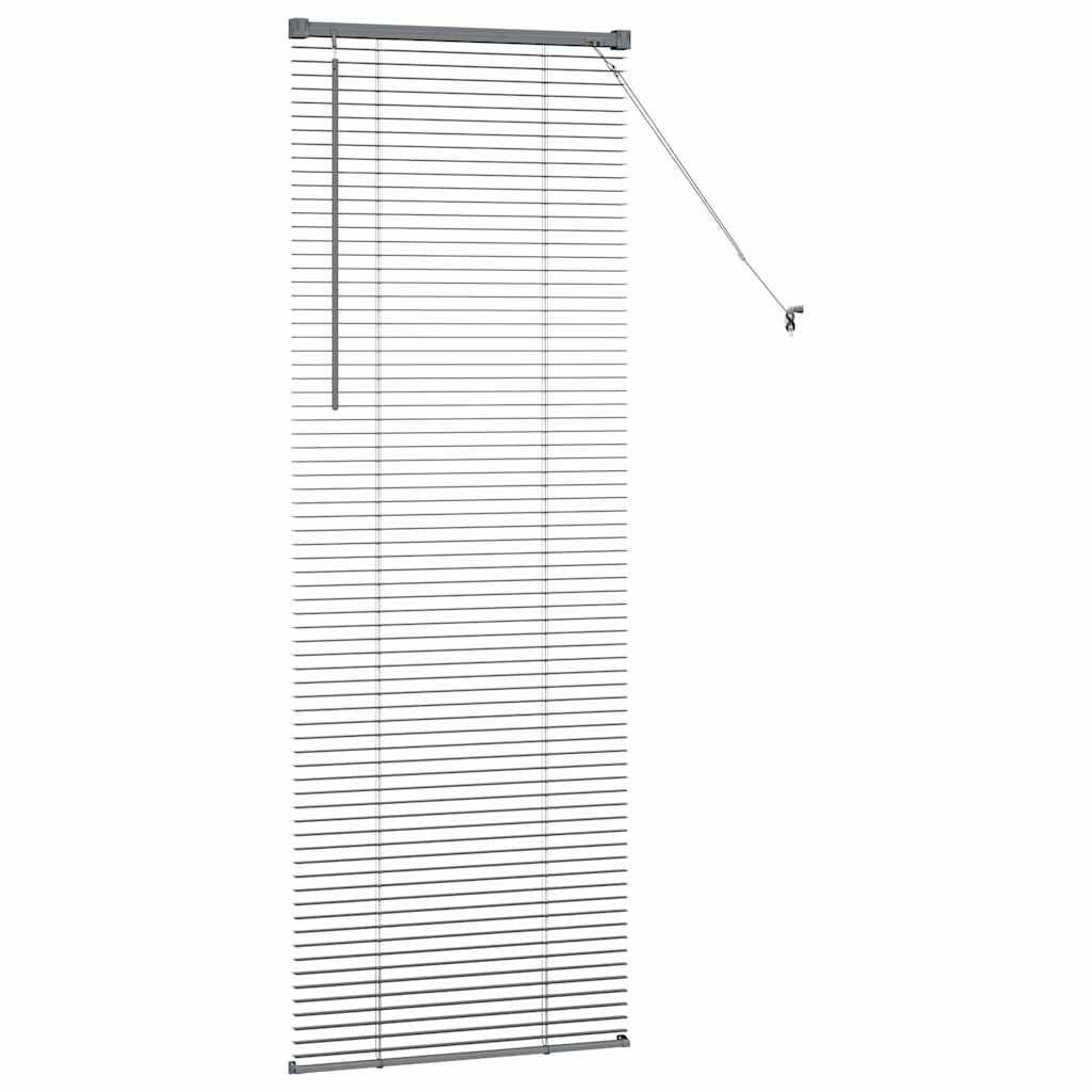 Venecijanski zastore Tamno siva 175 x 65 cm Aluminij
