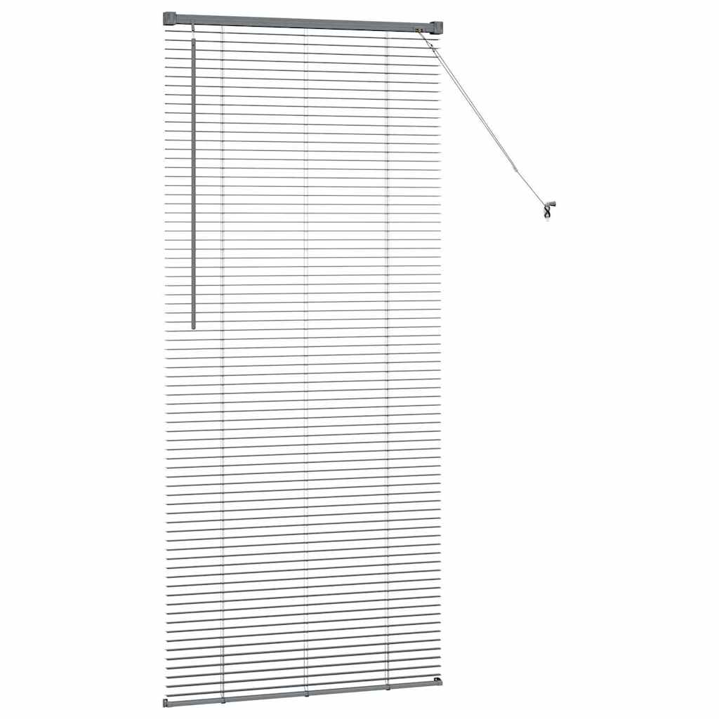 Venecijanski zastore Tamno siva 175 x 80 cm Aluminij