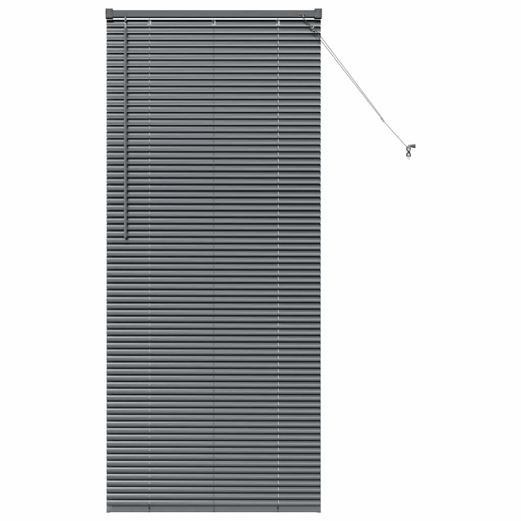 Venecijanski zastore Tamno siva 175 x 80 cm Aluminij