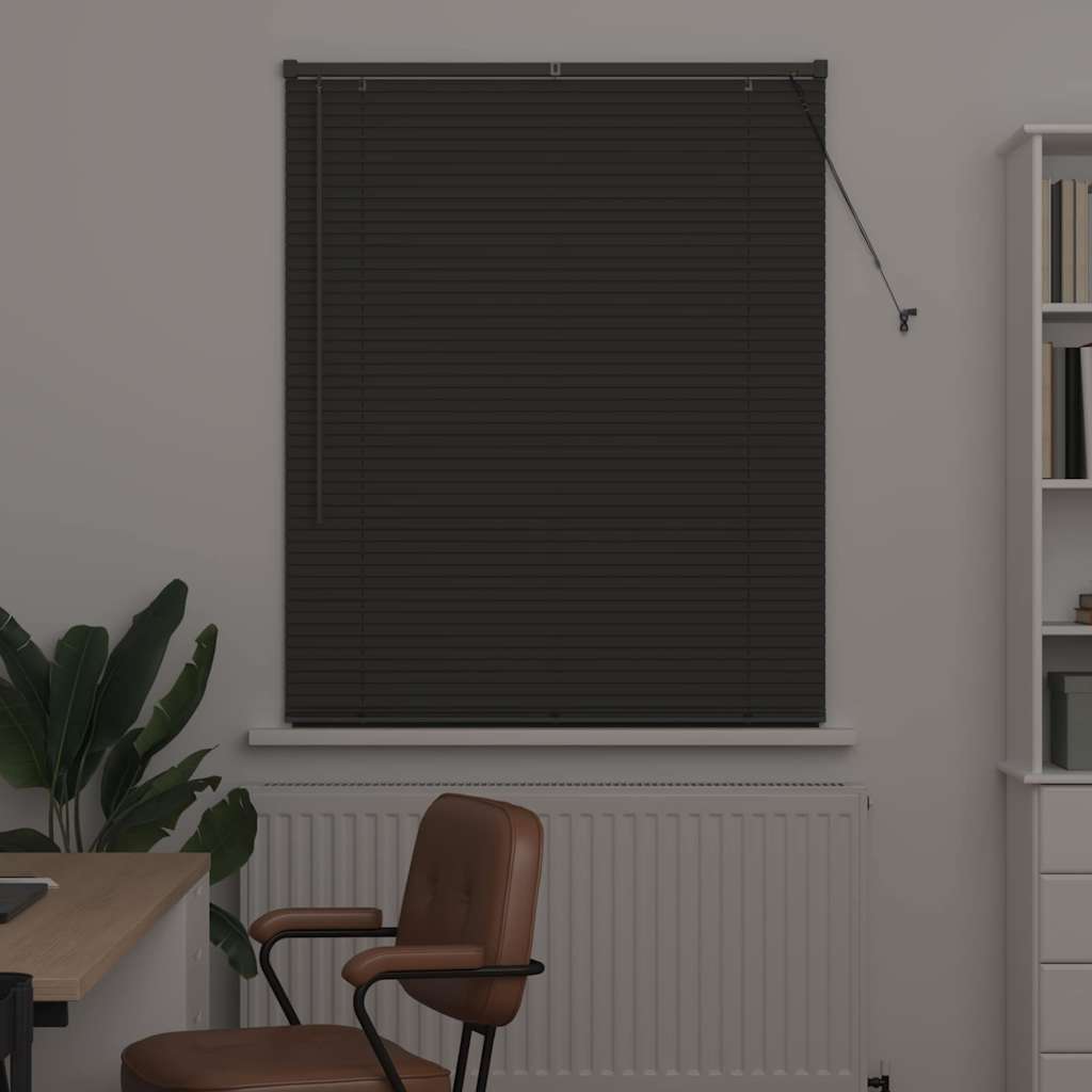 Venecijanski zastore Tamno siva 175 x 100 cm Aluminij