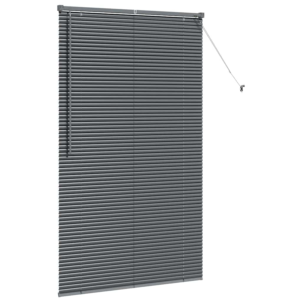 Venecijanski zastore Tamno siva 175 x 100 cm Aluminij