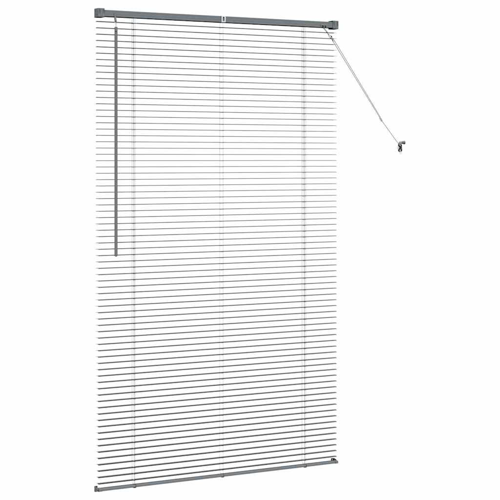 Venecijanski zastore Tamno siva 175 x 105 cm Aluminij