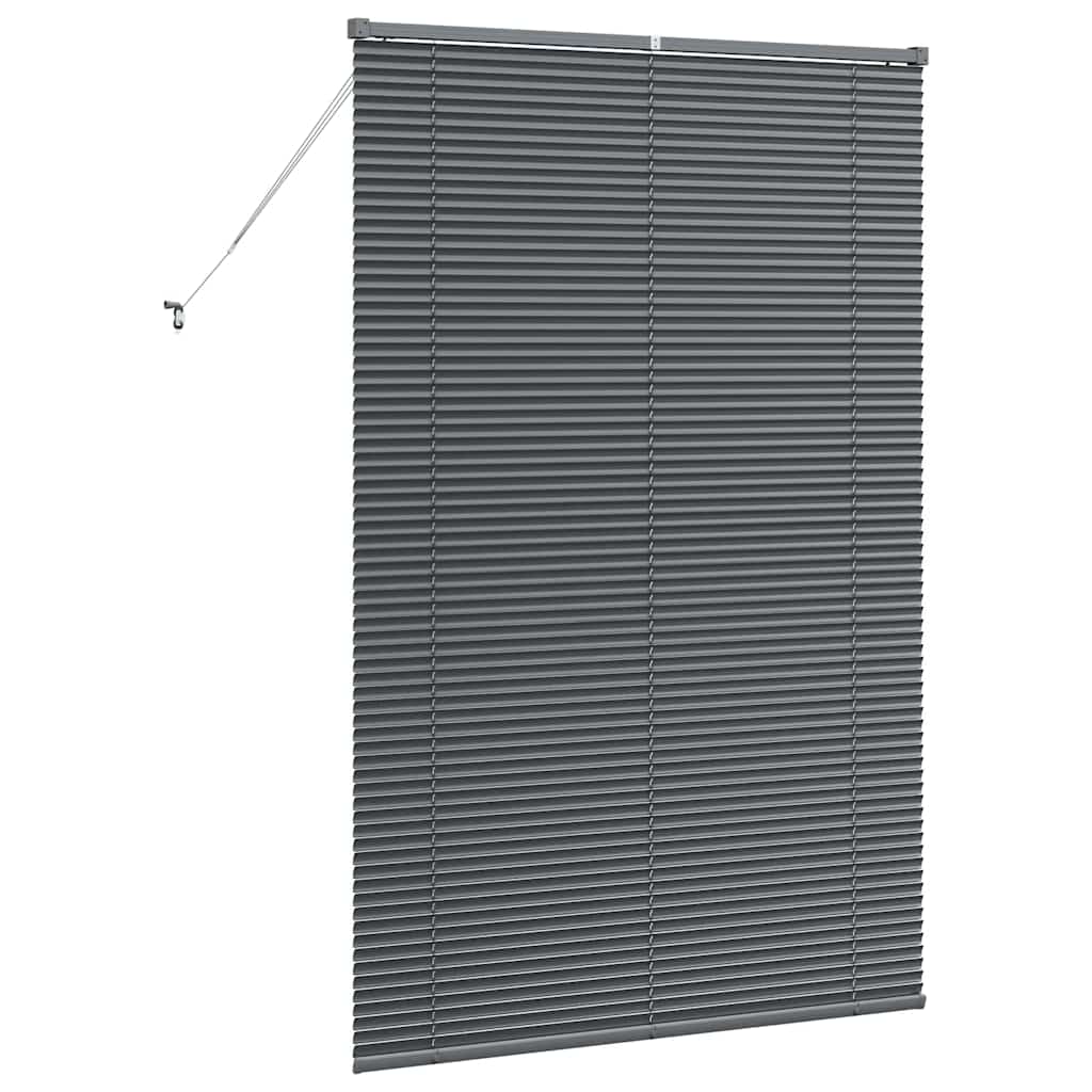 Venecijanski zastore Tamno siva 175 x 115 cm Aluminij