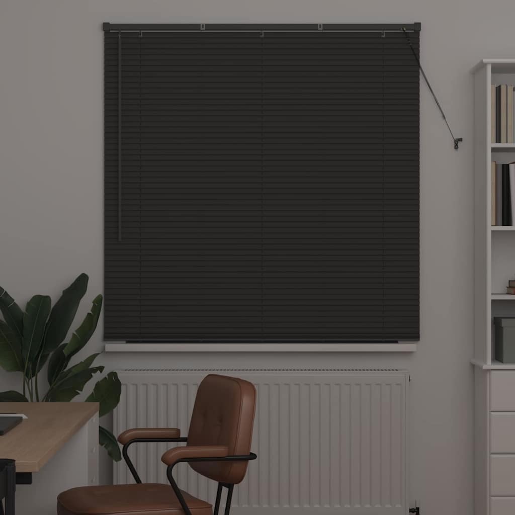 Venecijanski zastore Tamno siva 175 x 125 cm Aluminij