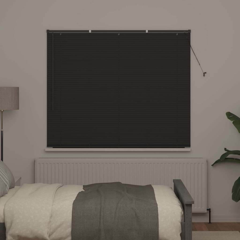 Venecijanski zastore Tamno siva 175 x 155 cm Aluminij
