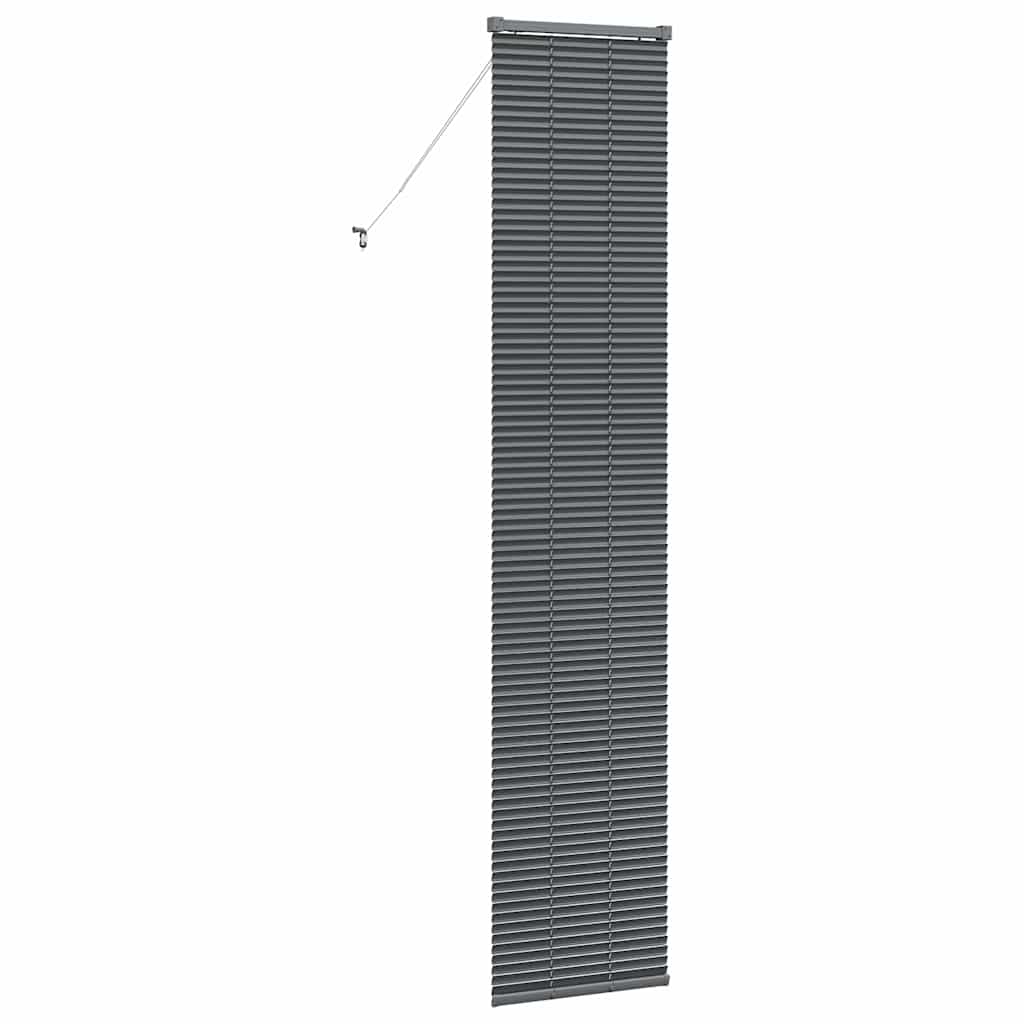 Venecijanski zastore Tamno siva 220 x 45 cm Aluminij
