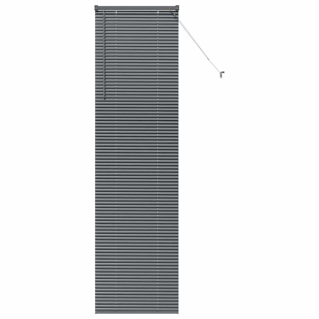 Venecijanski zastore Tamno siva 220 x 65 cm Aluminij