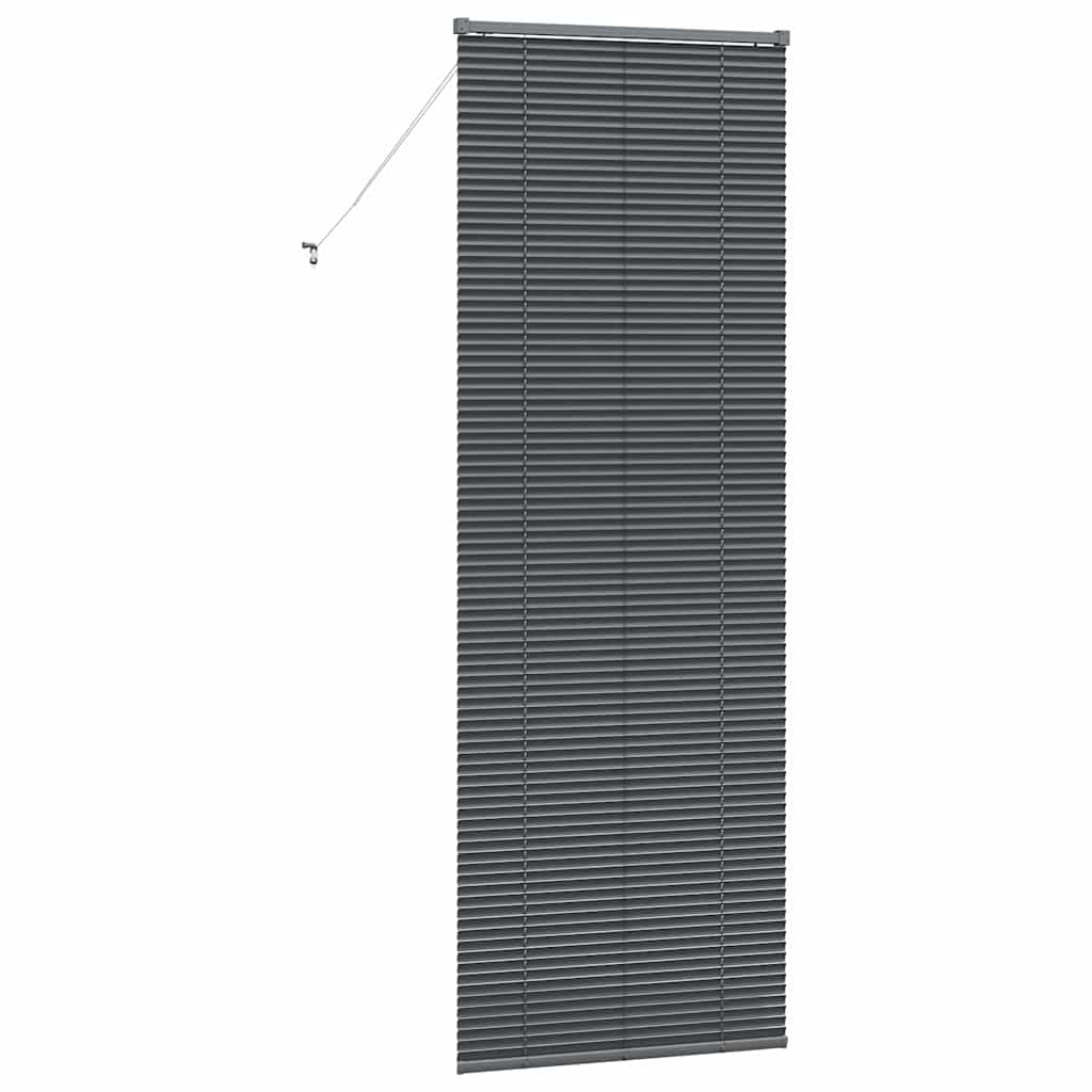 Venecijanski zastore Tamno siva 220 x 80 cm Aluminij