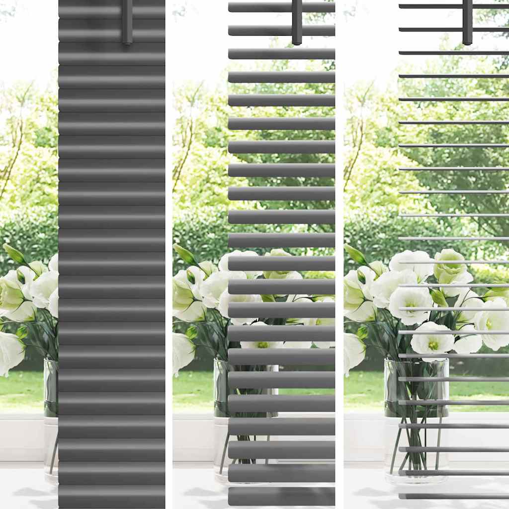 Venecijanski zastore Tamno siva 220 x 85 cm Aluminij