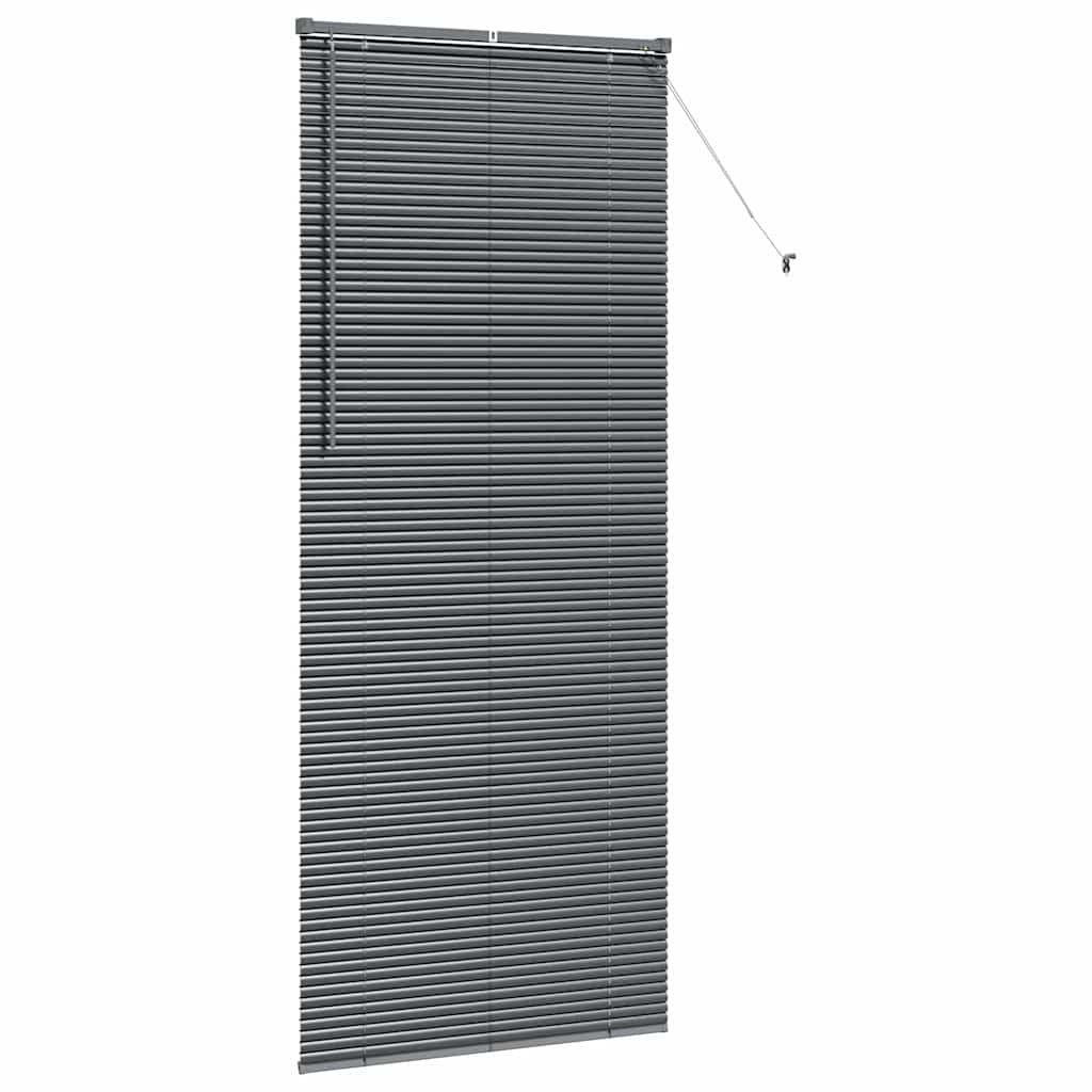 Venecijanski zastore Tamno siva 220 x 95 cm Aluminij