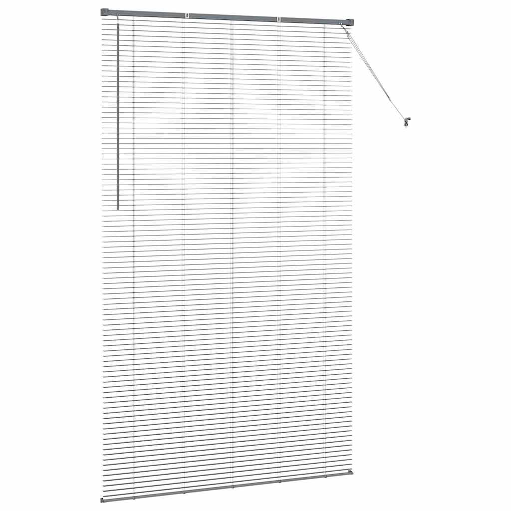 Venecijanski zastore Tamno siva 220 x 135 cm Aluminij