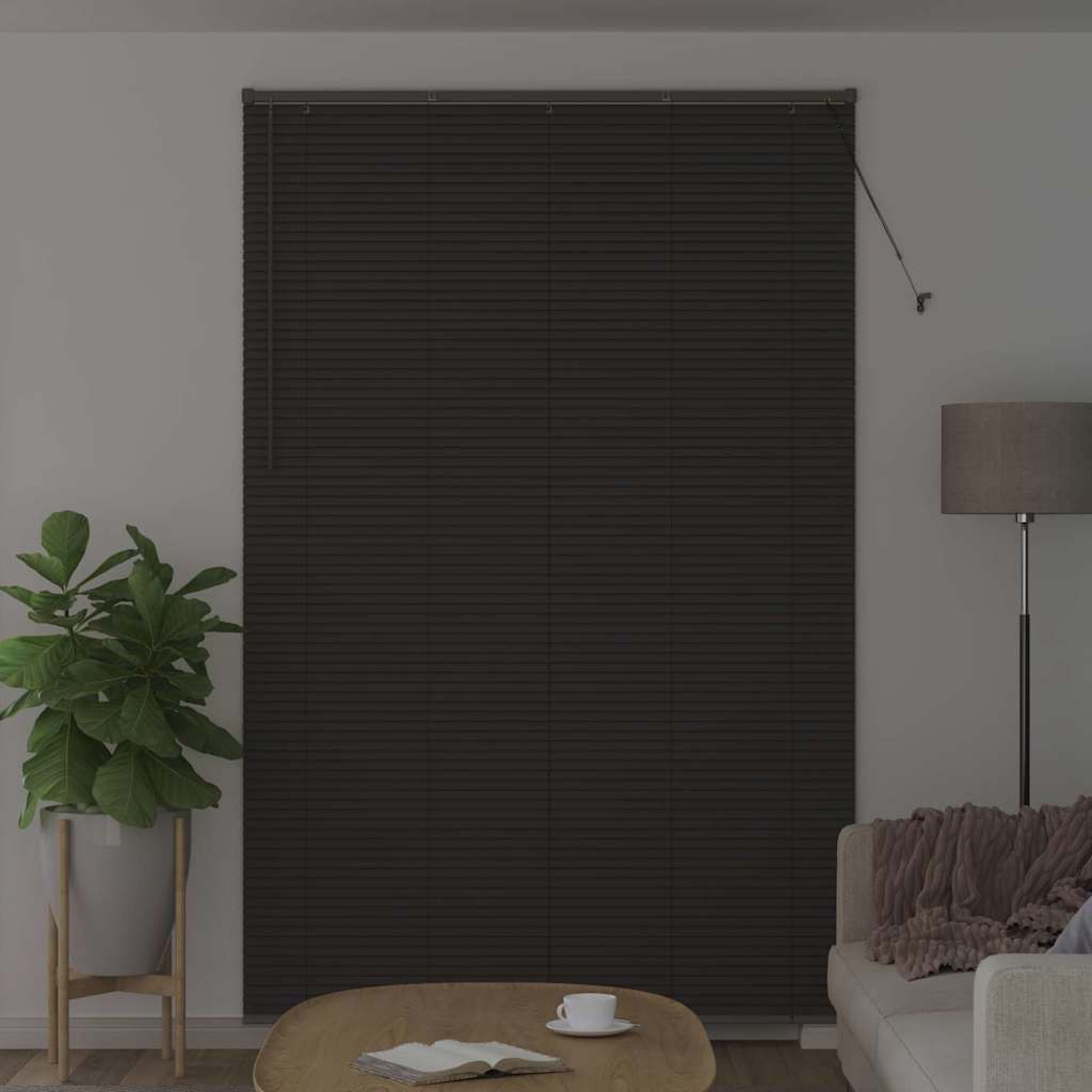Venecijanski zastore Tamno siva 220x150cm Aluminij