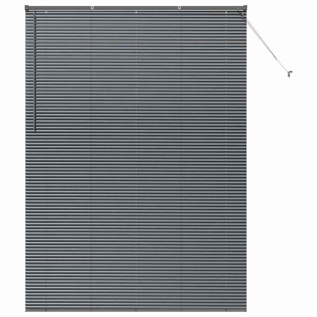 Venecijanski zastore Tamno siva 220 x 160 cm Aluminij