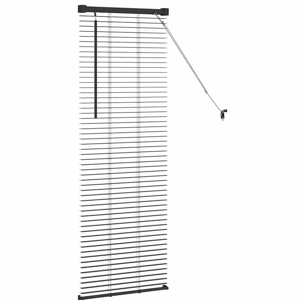 Venecijanski zastore Crna 130 x 50 cm Aluminij