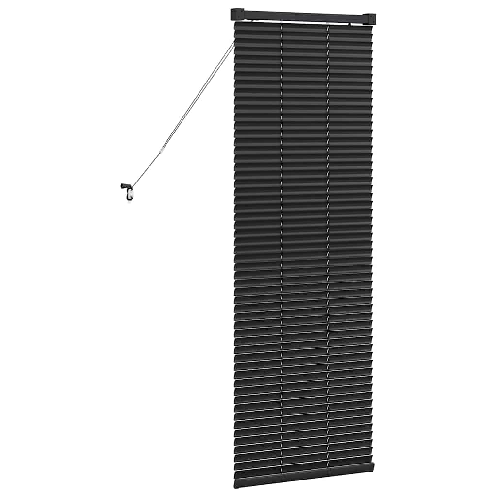 Venecijanski zastore Crna 130 x 55 cm Aluminij