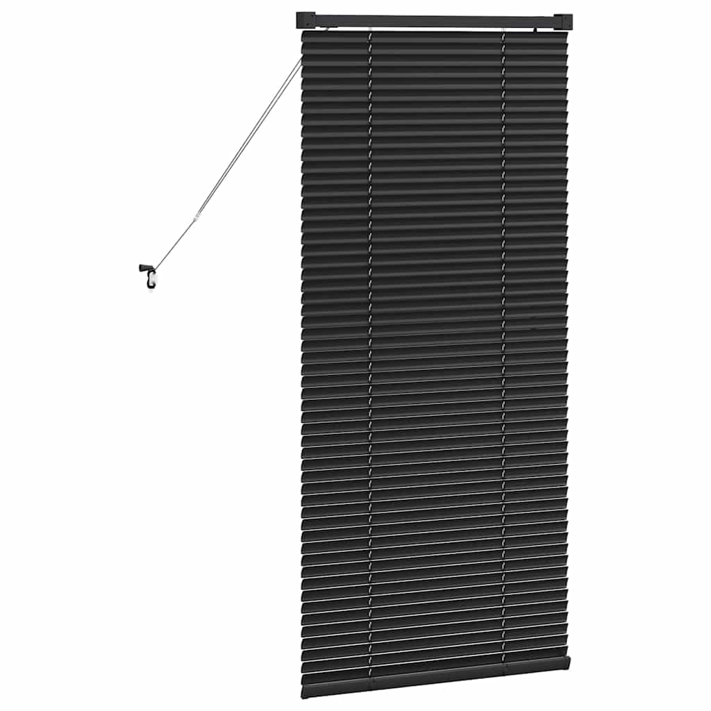 Venecijanski zastore Crna 130 x 60 cm Aluminij