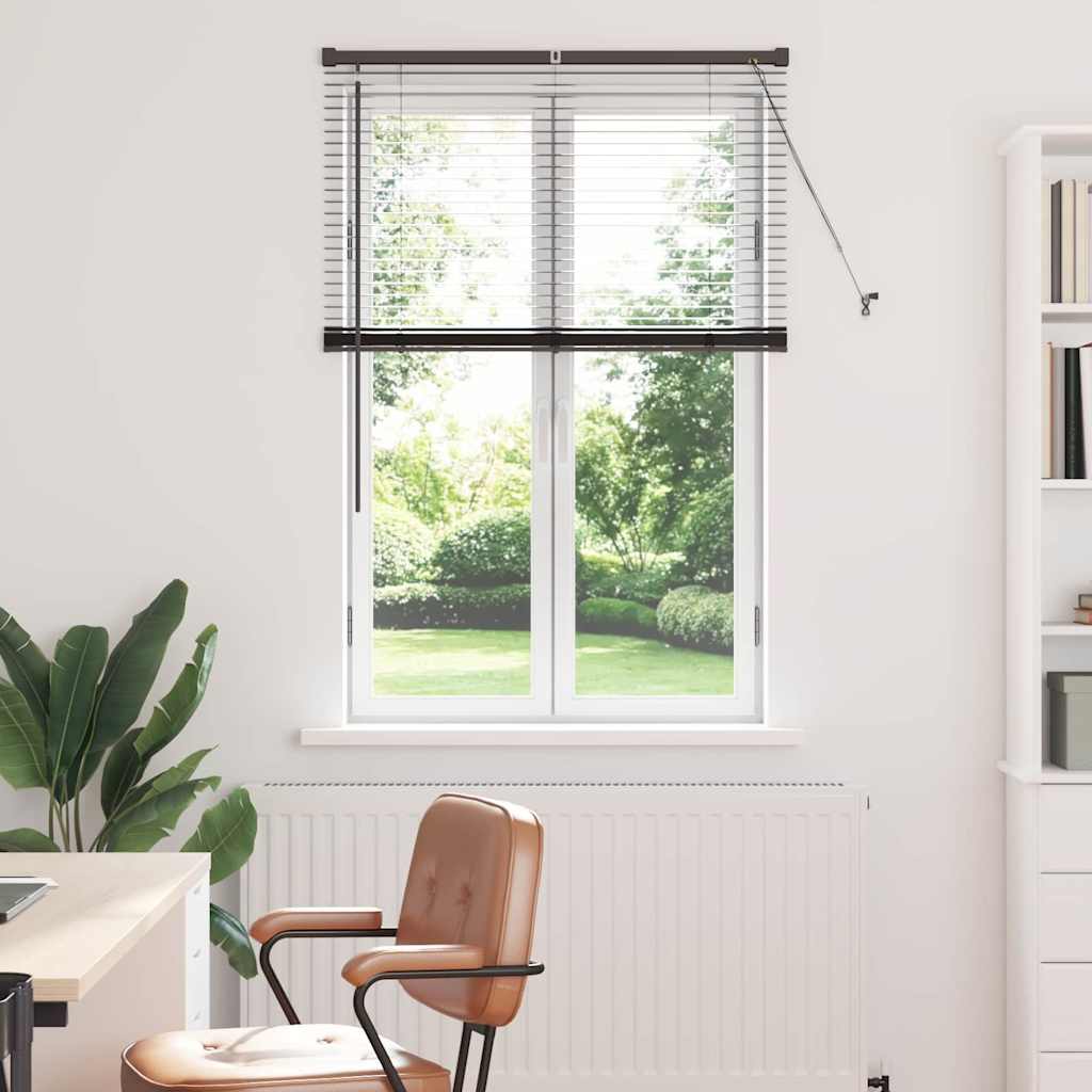 Venecijanski zastore Crna 130 x 85 cm Aluminij
