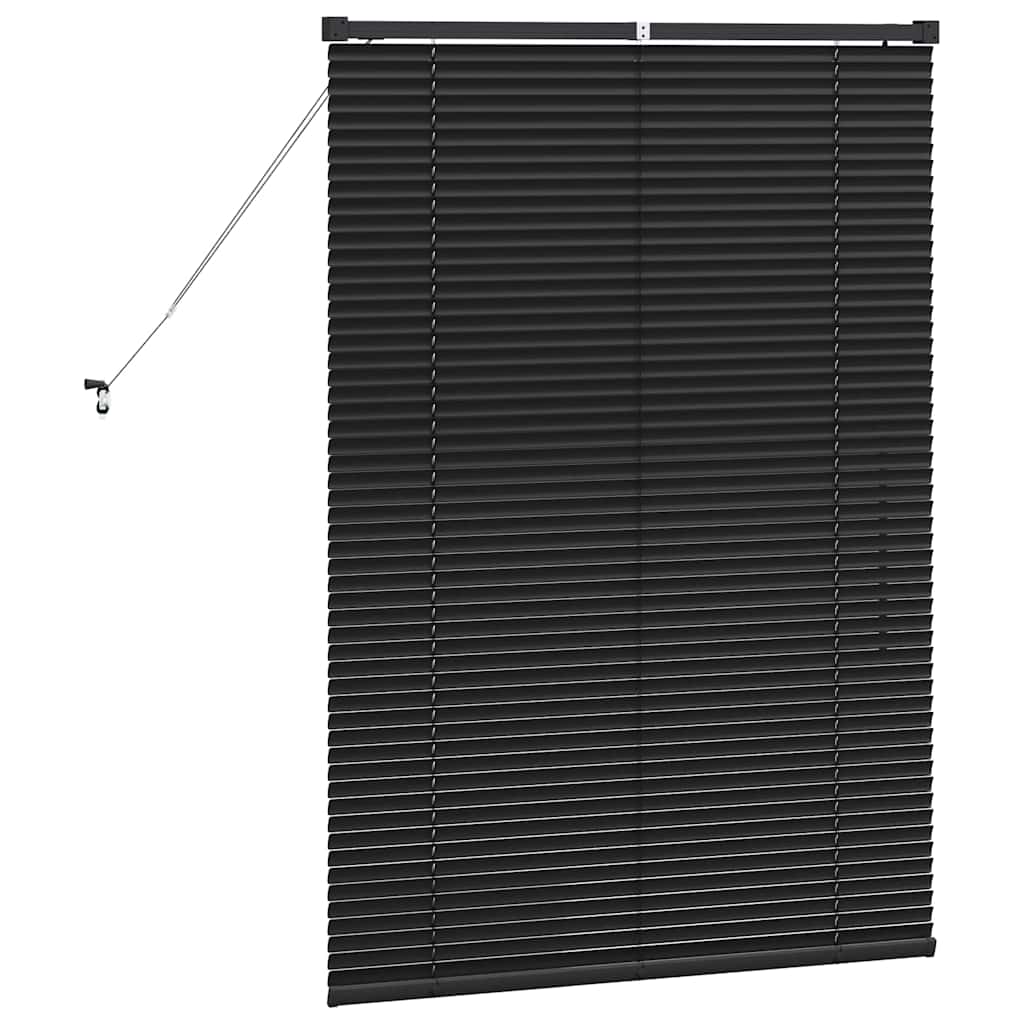 Venecijanski zastore Crna 130 x 85 cm Aluminij