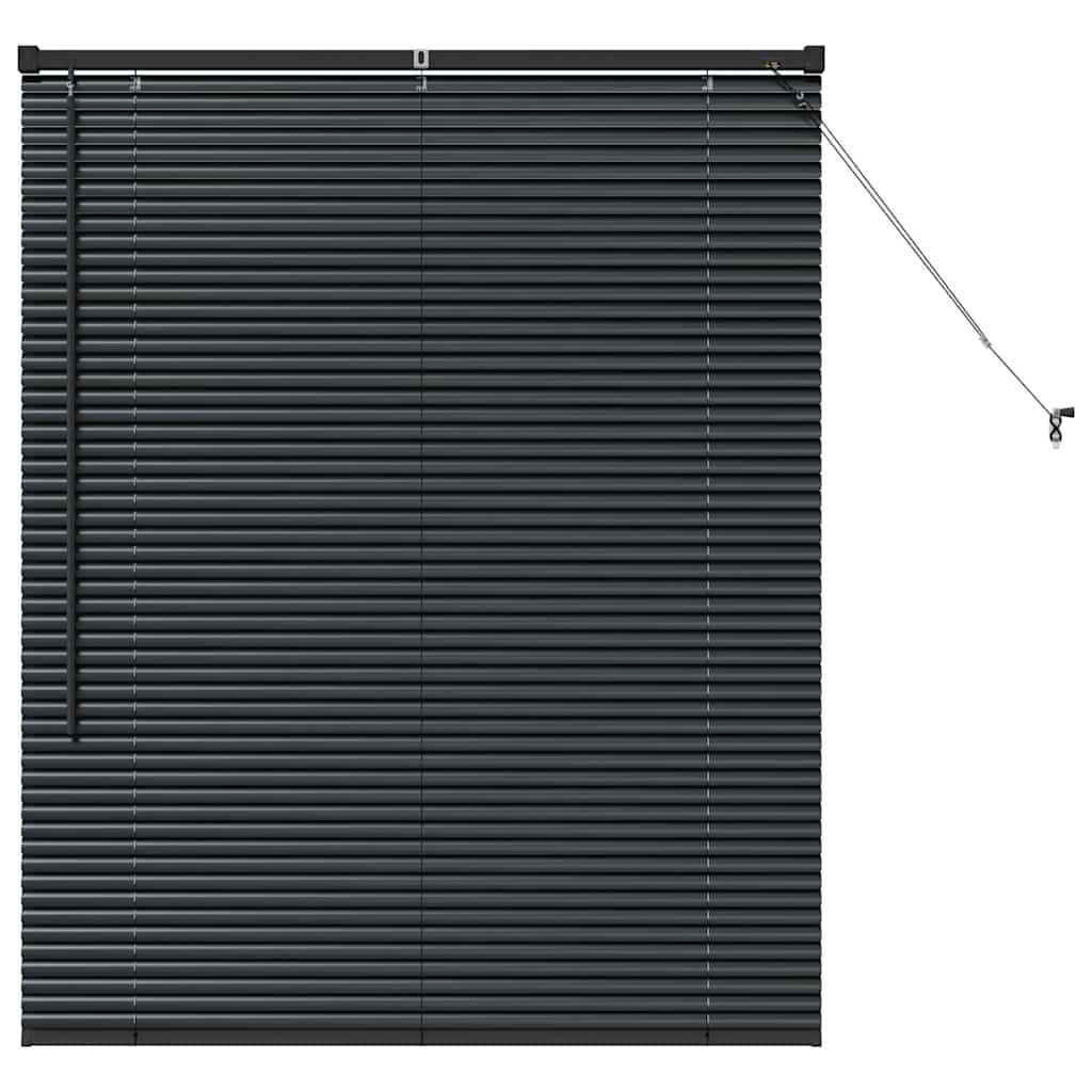 Venecijanski zastore Crna 130 x 100 cm Aluminij
