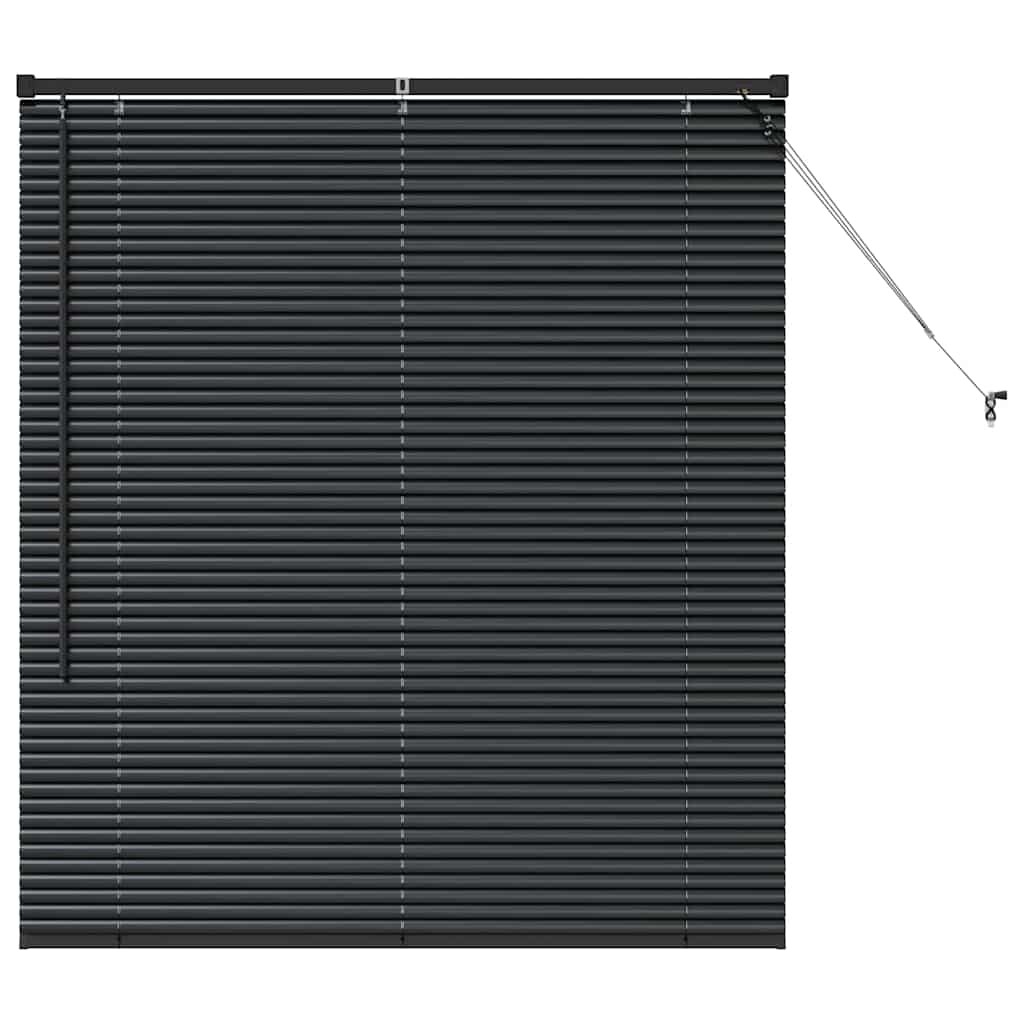 Venecijanski zastore Crna 130 x 115 cm Aluminij