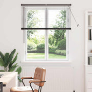 Venecijanski zastore Crna 130 x 120 cm Aluminij