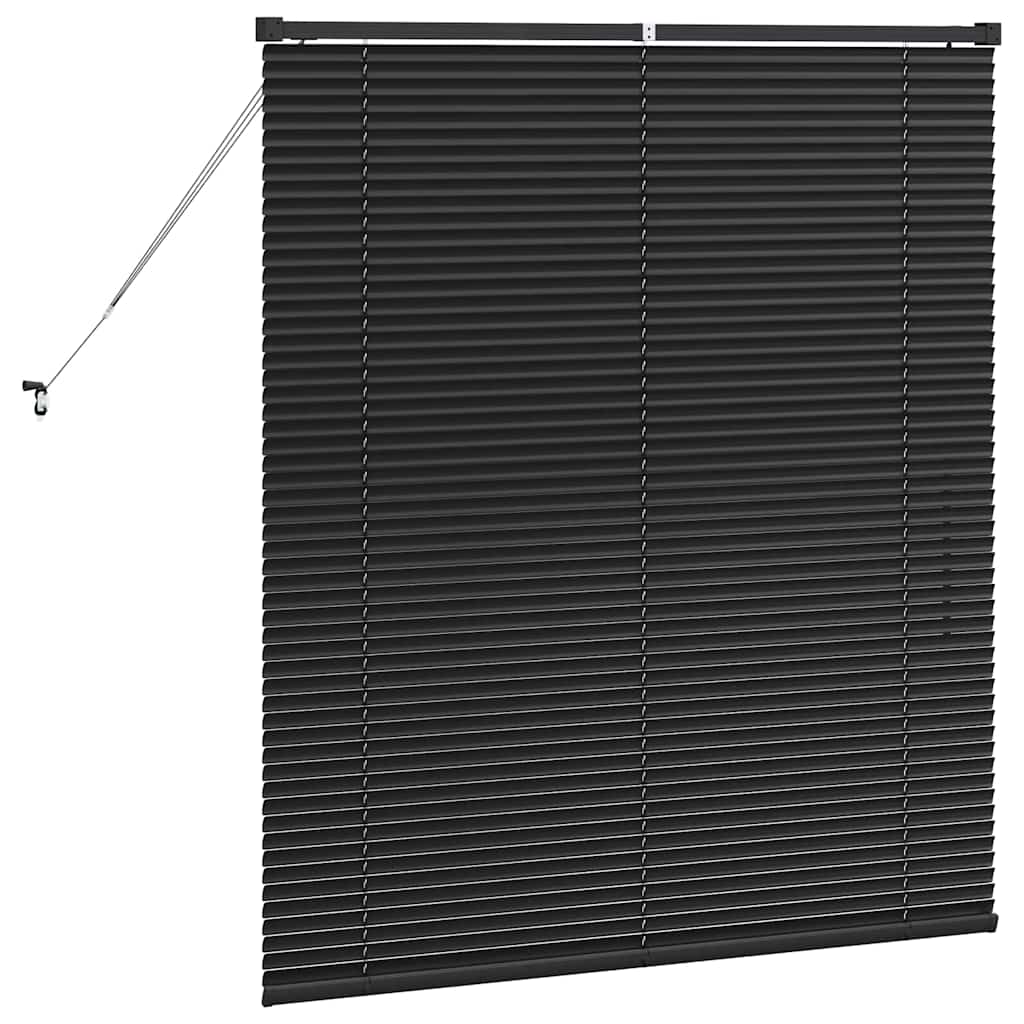 Venecijanski zastore Crna 130 x 120 cm Aluminij