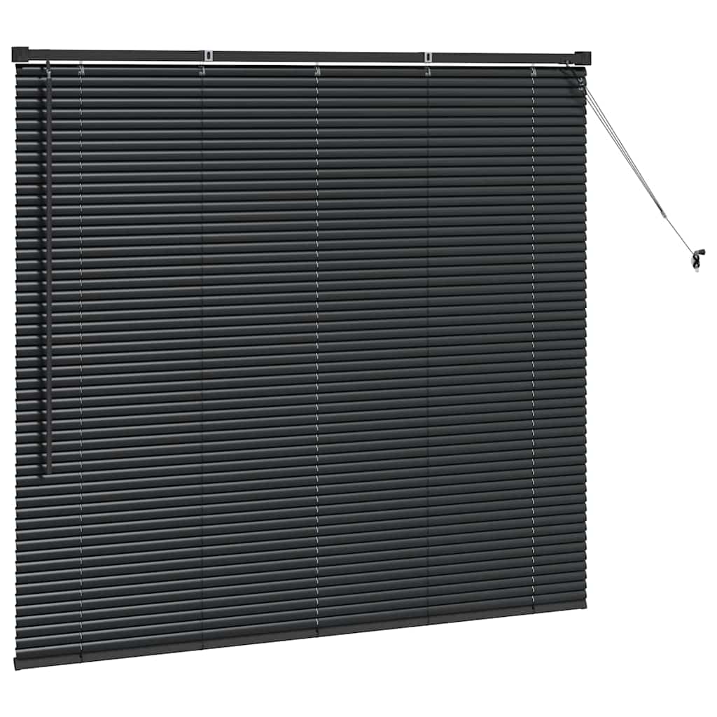 Venecijanski zastore Crna 130 x 150 cm Aluminij