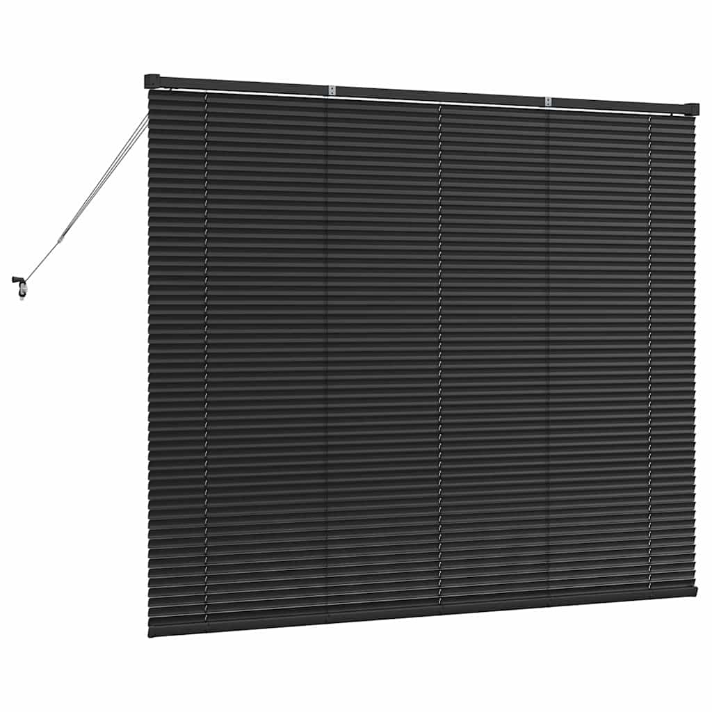 Venecijanski zastore Crna 130 x 155 cm Aluminij