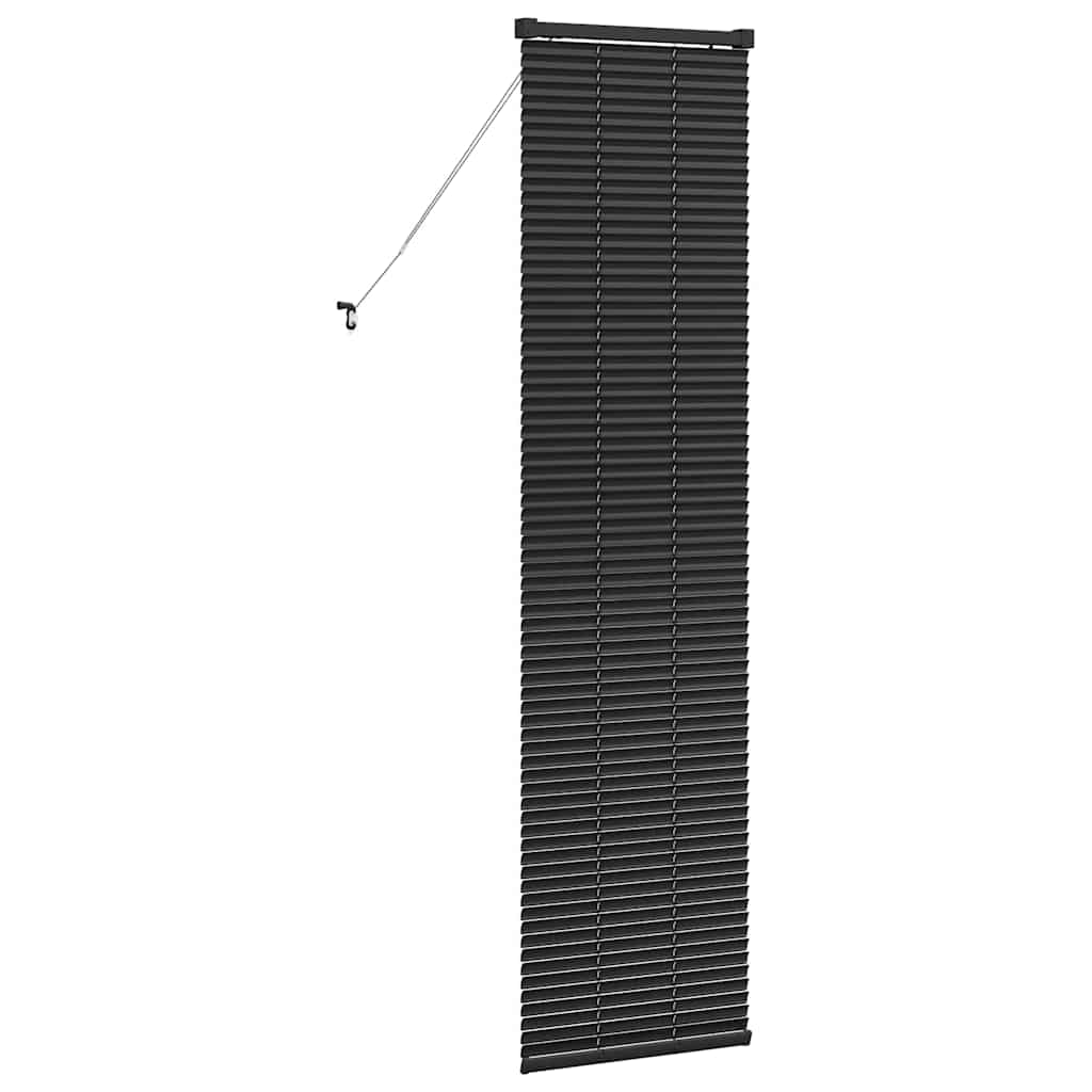 Venecijanski zastore Crna 175 x 45 cm Aluminij