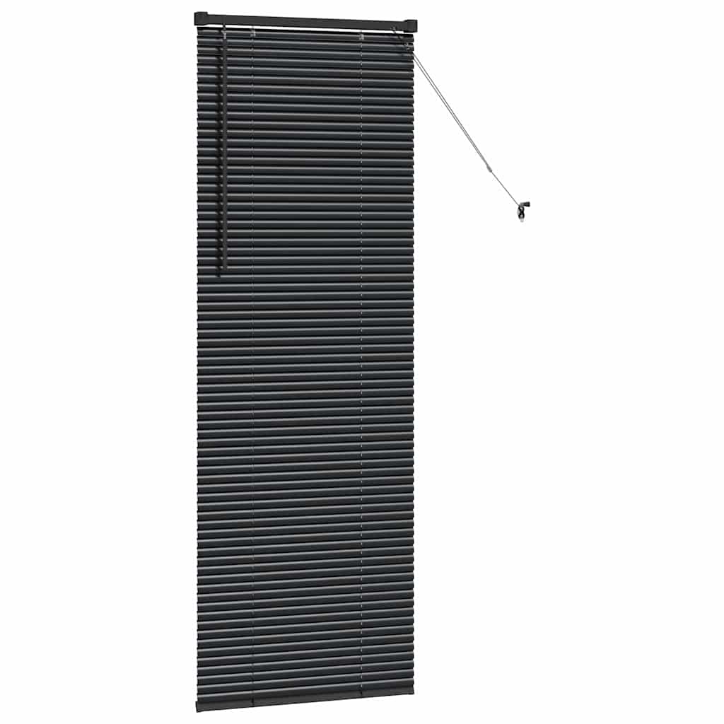 Venecijanski zastore Crna 175 x 60 cm Aluminij