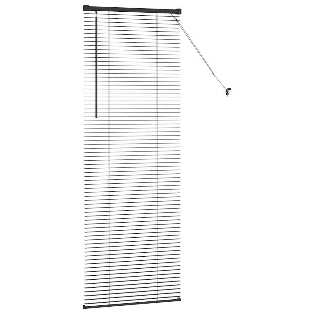 Venecijanski zastore Crna 175 x 60 cm Aluminij