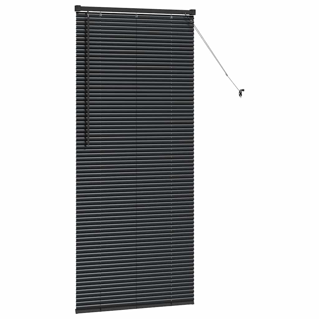 Venecijanski zastore Crna 175 x 70 cm Aluminij