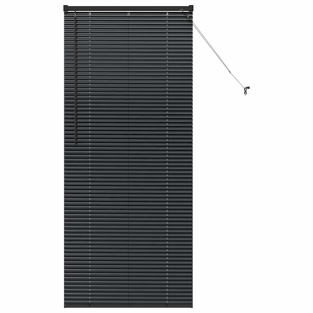Venecijanski zastore Crna 175 x 75 cm Aluminij