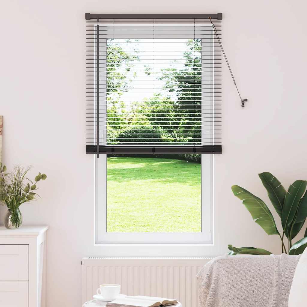 Venecijanski zastore Crna 175 x 80 cm Aluminij