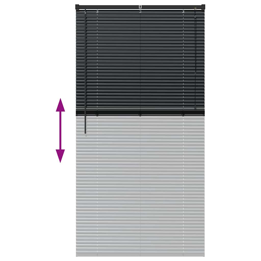Venecijanski zastore Crna 175 x 90 cm Aluminij