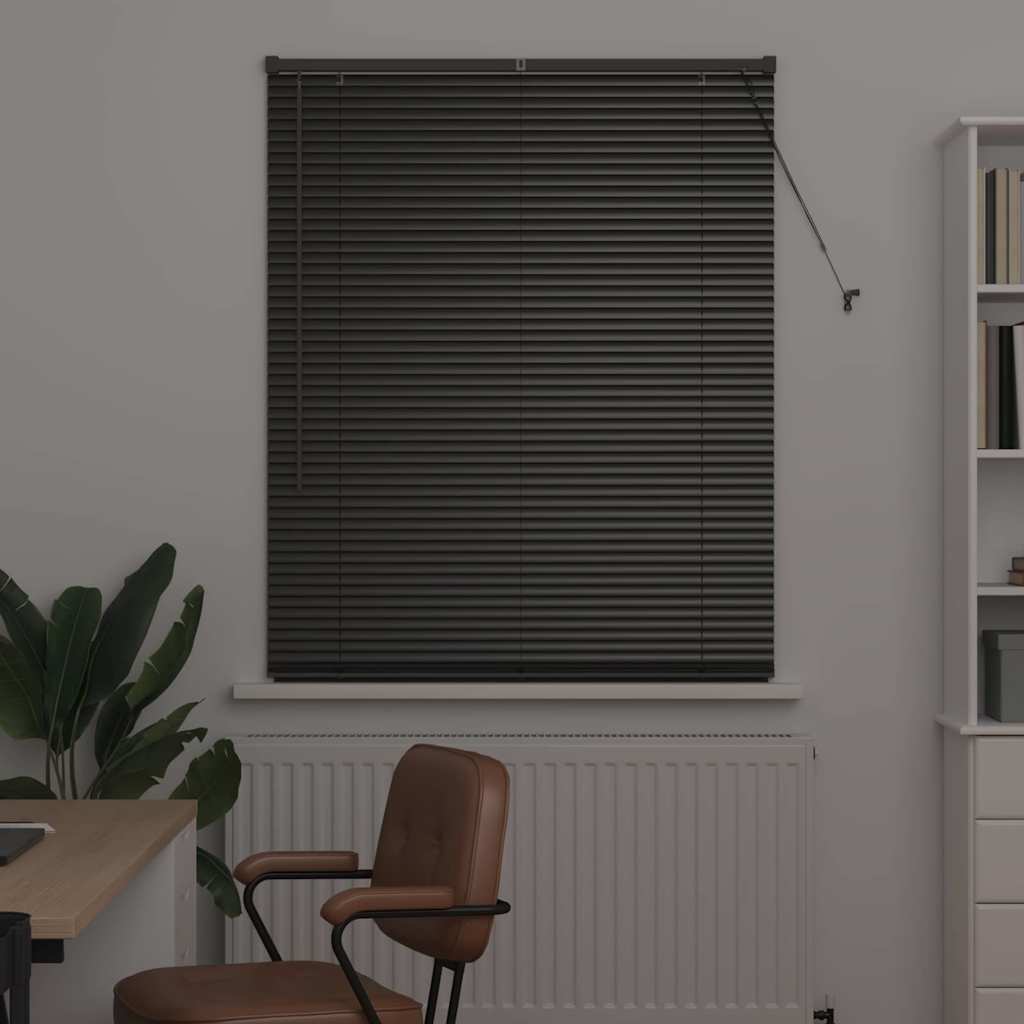 Venecijanski zastore Crna 175 x 100 cm Aluminij