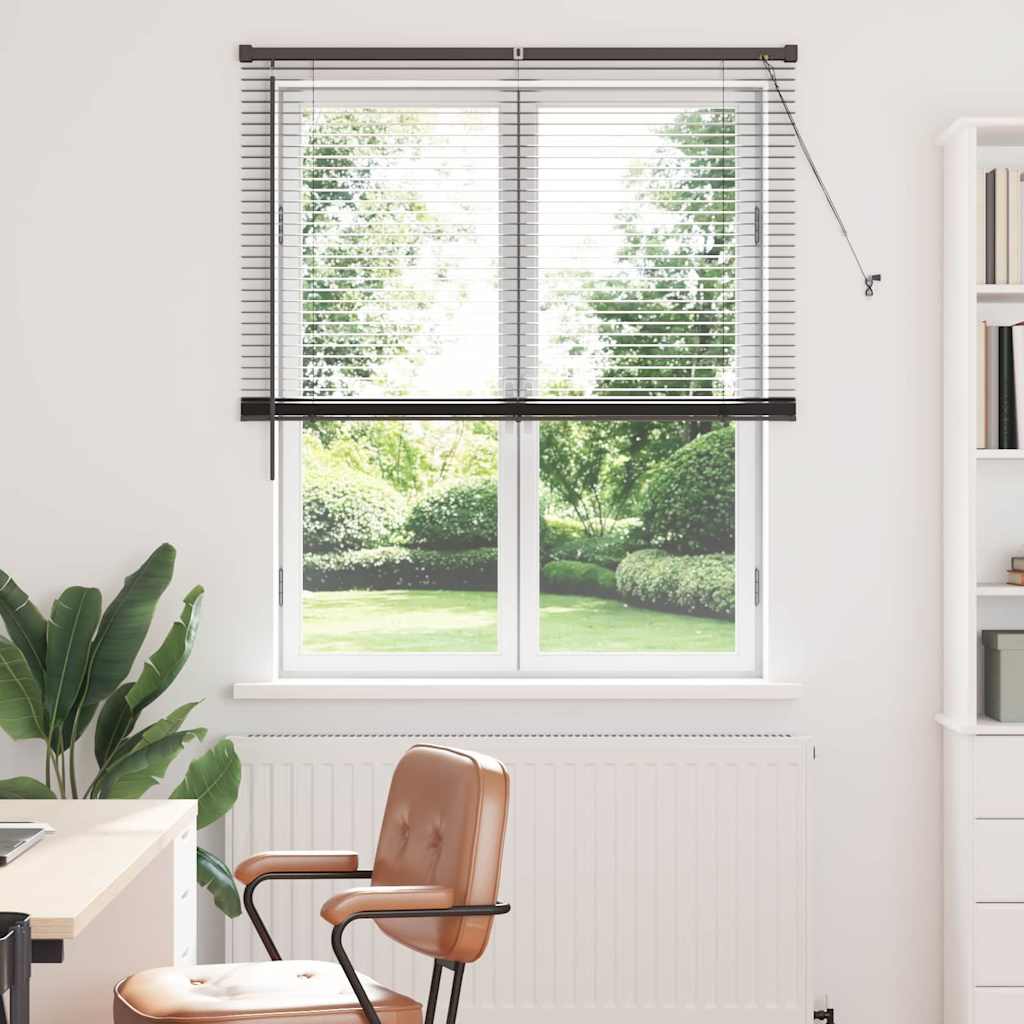 Venecijanski zastore Crna 175 x 110 cm Aluminij