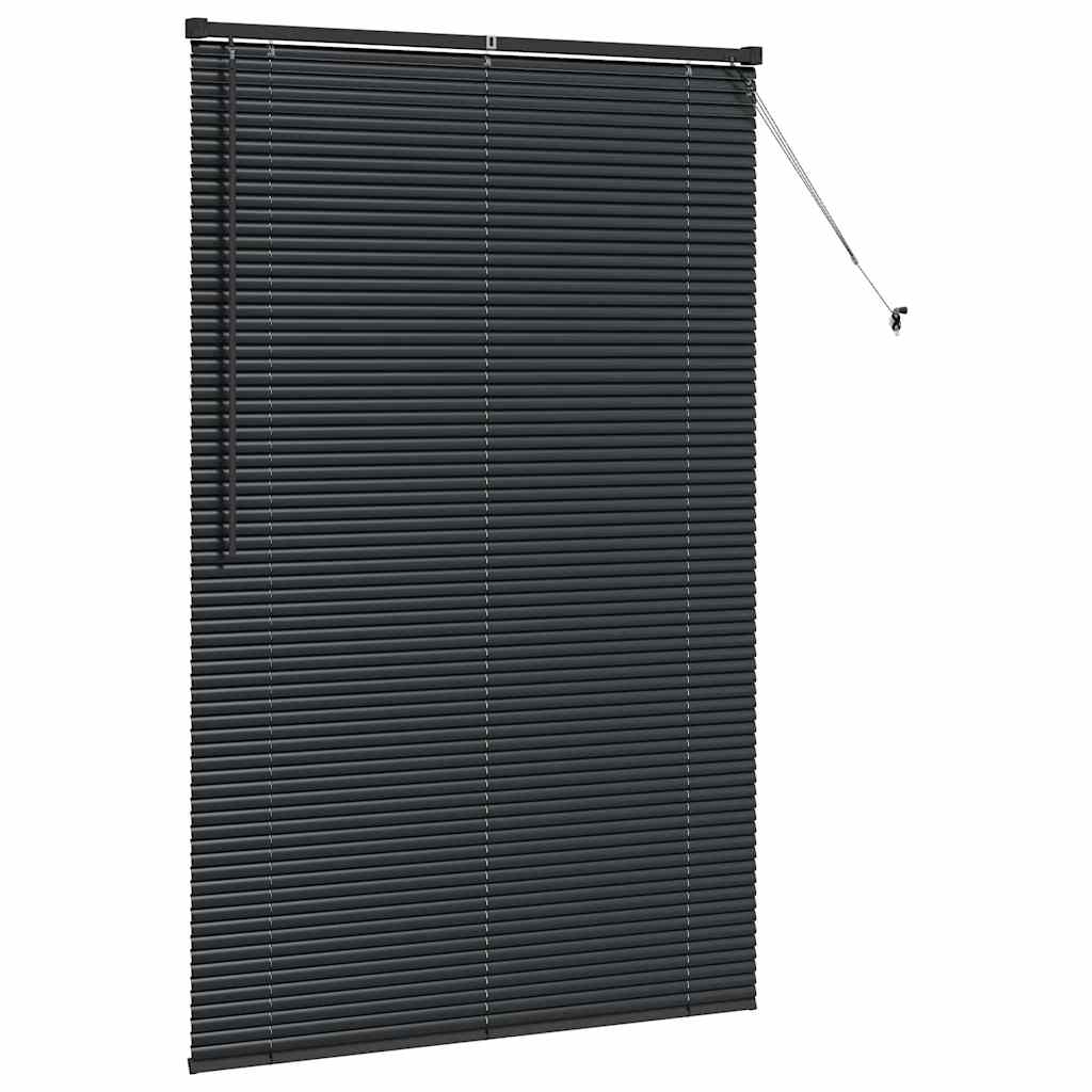 Venecijanski zastore Crna 175 x 115 cm Aluminij