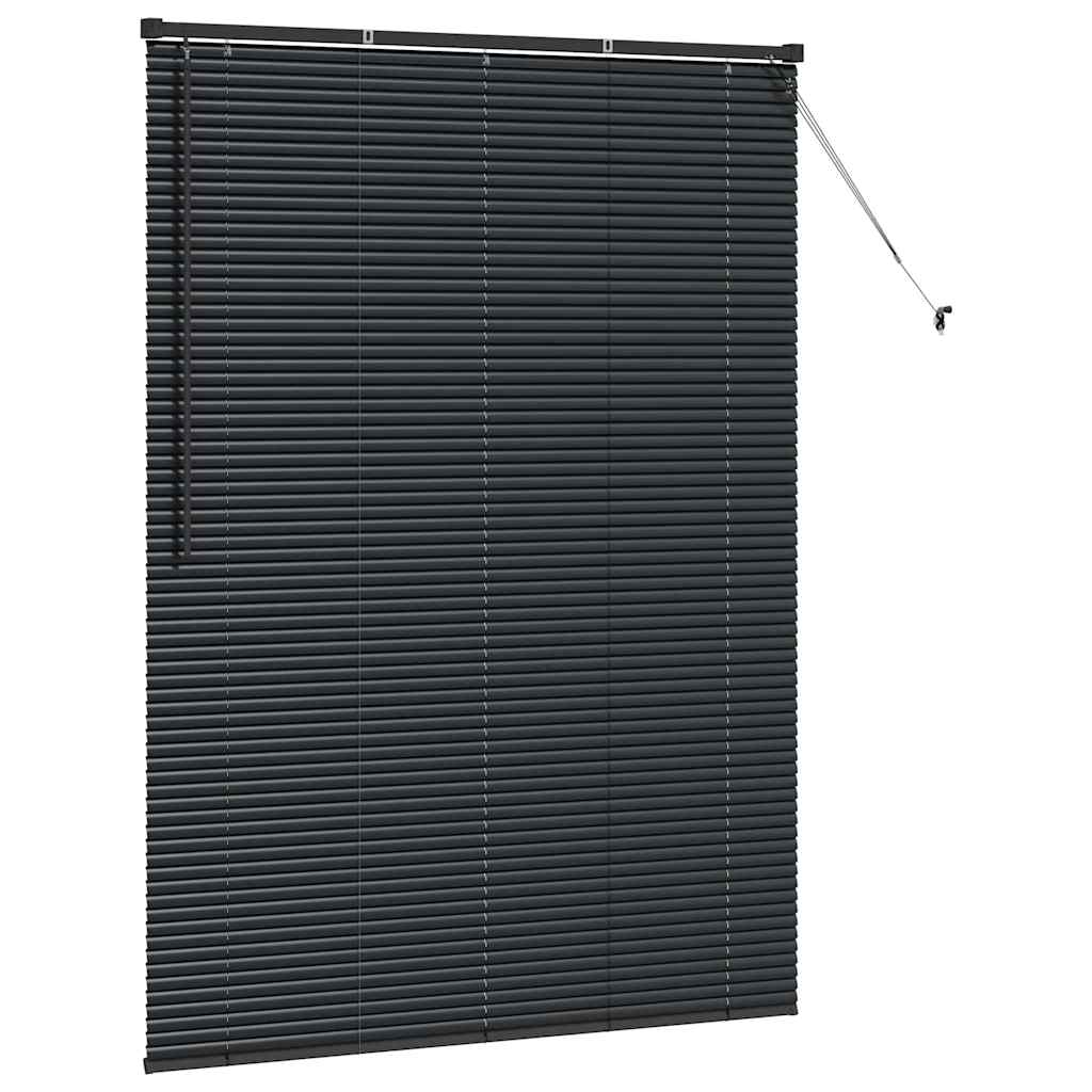 Venecijanski zastore Crna 175 x 135 cm Aluminij