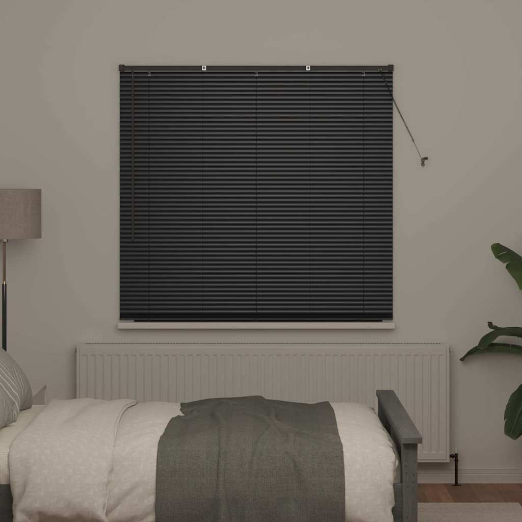 Venecijanski zastore Crna 175 x 140 cm Aluminij